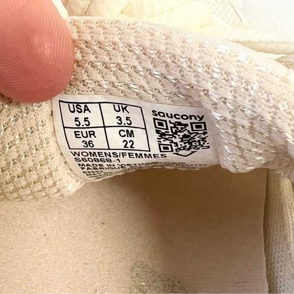 Saucony® X J.Crew Ride Millennium sneakers in Brazil Vanilla Size 5.5 - Picture 11 of 11